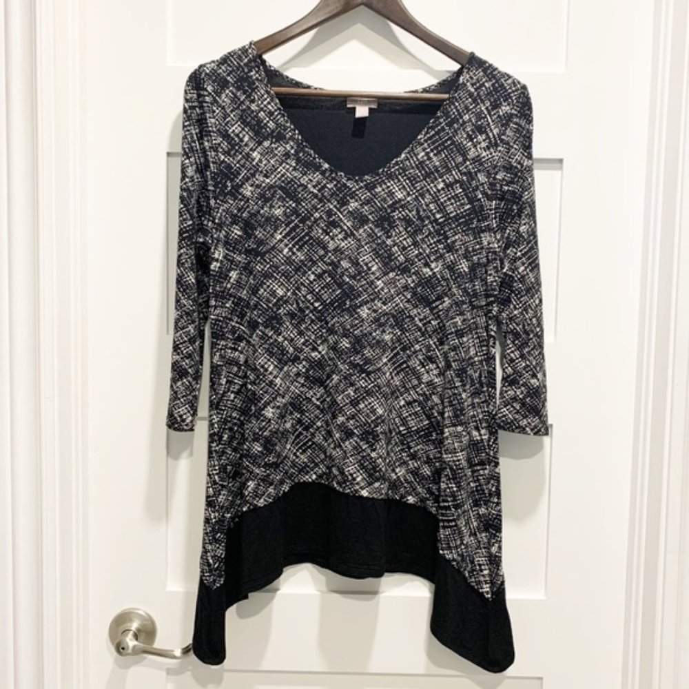 J. Jill Wearever Collection Stretch Tunic Top - Size Petite Small